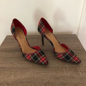 Plaid Heels